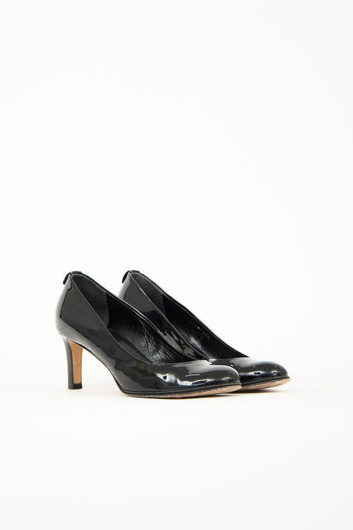 Gucci Black Patent Leather Pump