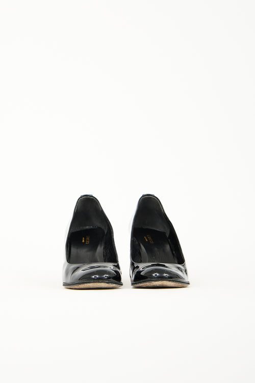 Gucci Black Patent Leather Pump