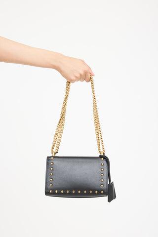 GucciSmall Studded Padlock Bag