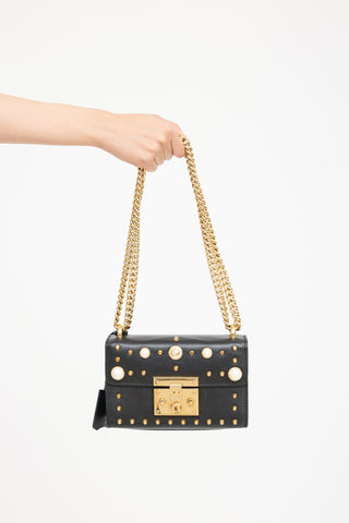 GucciSmall Studded Padlock Bag