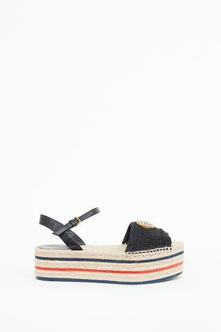 Gucci Black Lilibeth Platform Espadrille