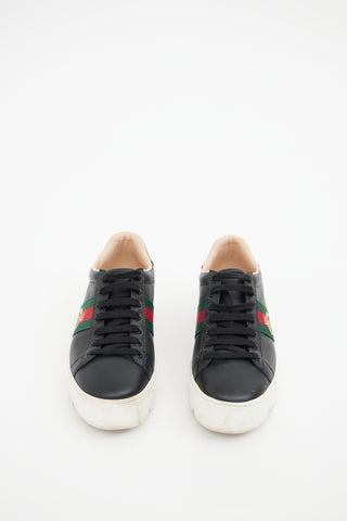 Gucci Black Ace Bee Platform Sneaker