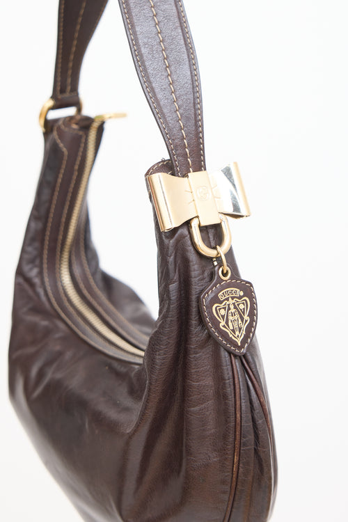 Gucci Brown Leather Duchessa Bag