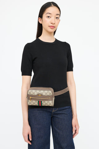 GucciSupreme Web Ophidia Belt Bag