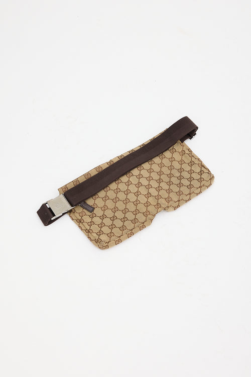 Gucci Brown Monogram Belt Bag