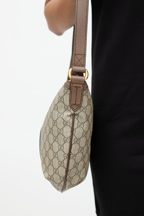 Gucci Brown 
Multicolour GG Supreme Ophelia Monogram Bag