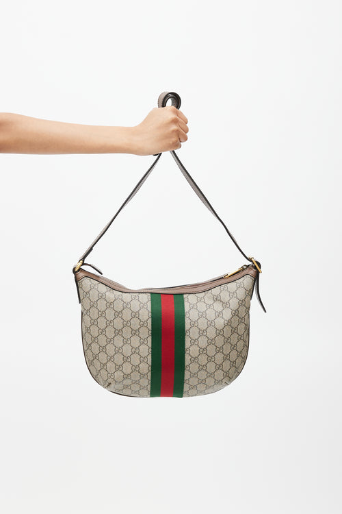 Gucci Brown 
Multicolour GG Supreme Ophelia Monogram Bag