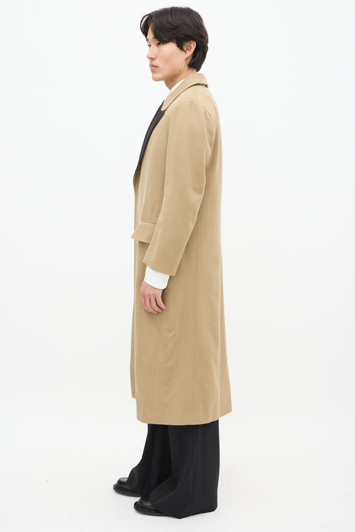 Gucci Brown 
Multicolour Wool Cape Coat