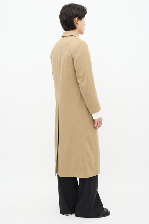 Gucci Brown 
Multicolour Wool Cape Coat