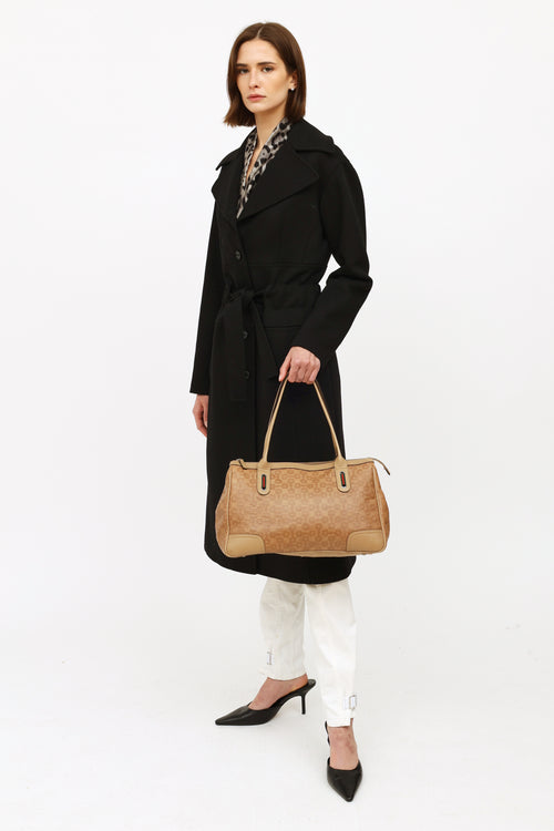 Gucci Beige Embossed Princy Tote Bag