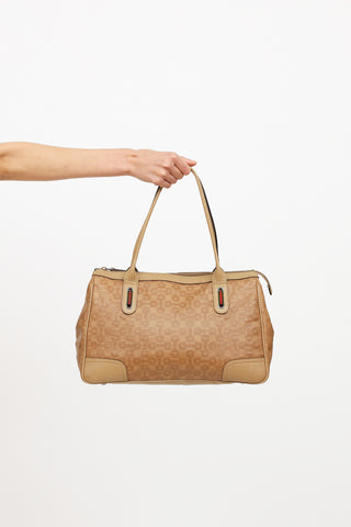 Gucci Beige Embossed Princy Tote Bag