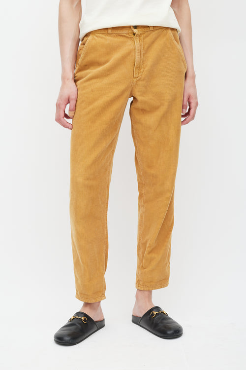 Gucci Brown Slim Corduroy Trouser