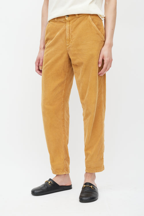 Gucci Brown Slim Corduroy Trouser