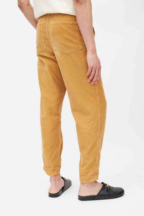 Gucci Brown Slim Corduroy Trouser