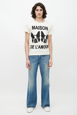 Gucci Cream 
Multicolour Maison De L
Amour T-Shirt