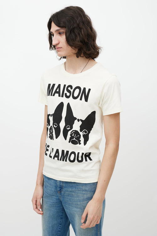 Gucci Cream 
Multicolour Maison De L
Amour T-Shirt