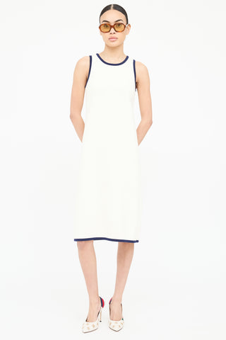 Gucci Knit Logo Midi Dress