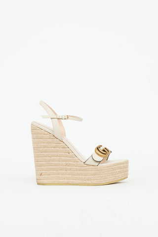 Gucci Double G Espadrille Wedge