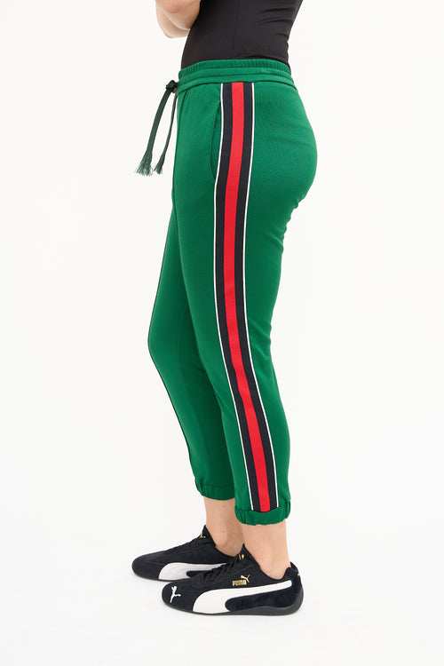 Gucci Green 
Multi Stripe Lounge Pant