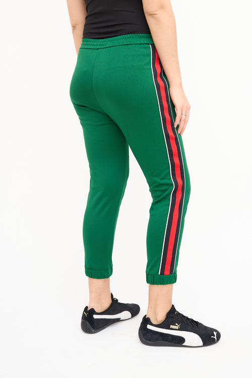 Gucci Green 
Multi Stripe Lounge Pant