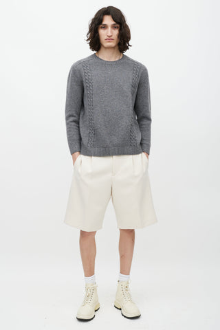 Gucci Grey 
Multicolour Wool Knit Sweater