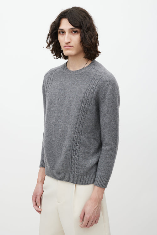 Gucci Grey 
Multicolour Wool Knit Sweater