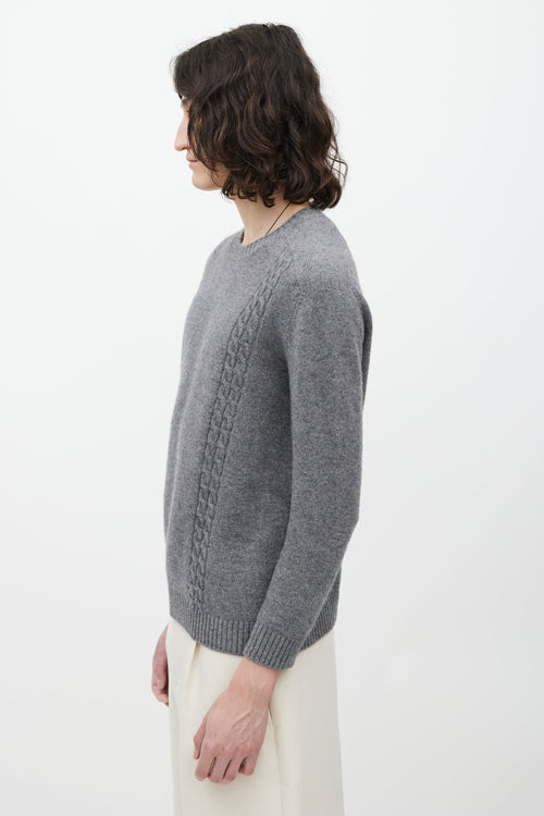 Gucci Grey 
Multicolour Wool Knit Sweater