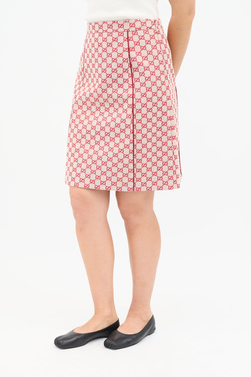 Jacquard GG Monogram Skirt