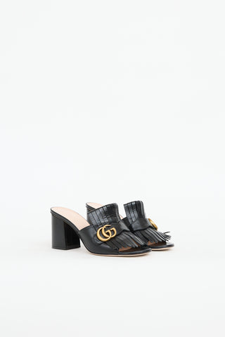 Gucci Marmont Fringe Mule