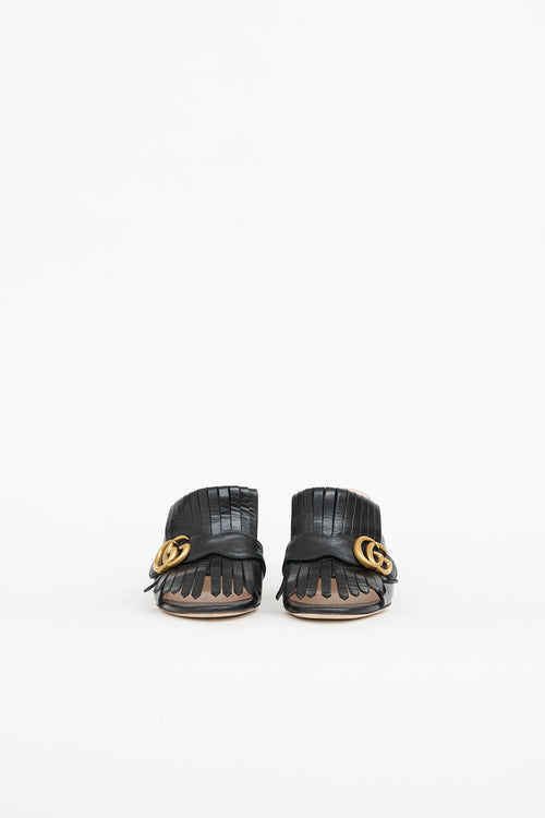 Gucci Marmont Fringe Mule