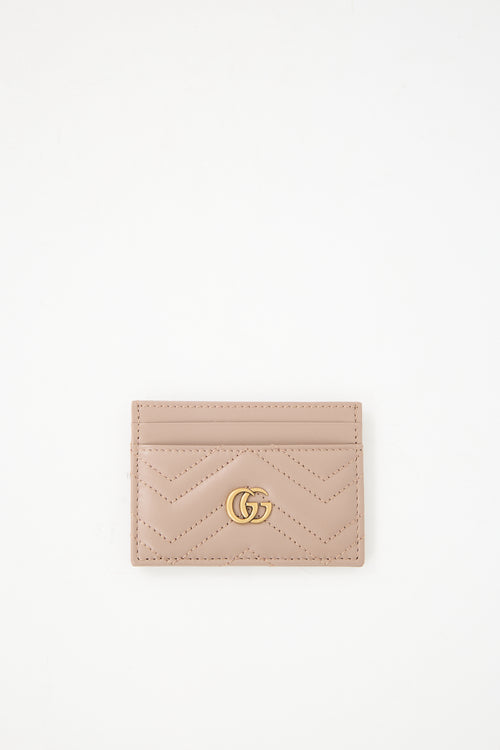 Gucci Leather Marmont GG Card Holder