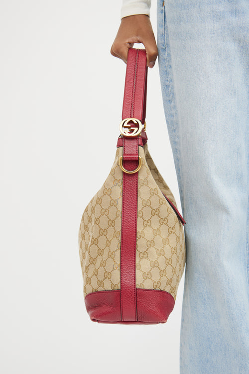 Gucci Red 
Beige Miss GG Bag