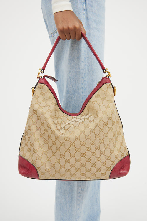 Gucci Red 
Beige Miss GG Bag