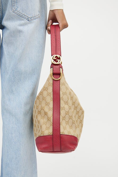 Gucci Red 
Beige Miss GG Bag