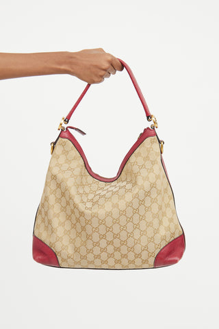 Gucci Red 
Beige Miss GG Bag