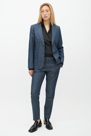 Gucci Blue Denim Suit