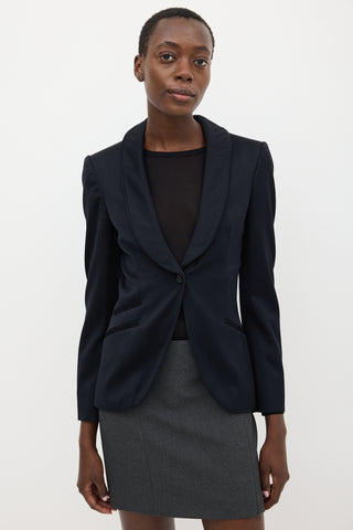 Gucci Navy Wool Blazer