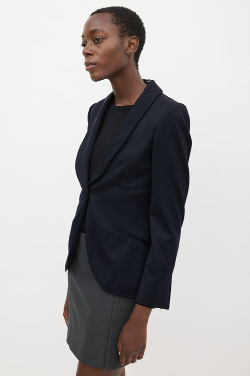 Gucci Navy Wool Blazer