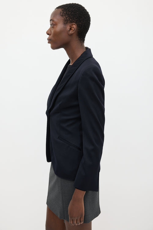 Gucci Navy Wool Blazer