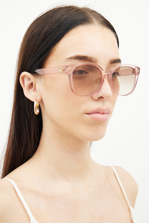 Gucci Pink GG0854SK Sunglasses