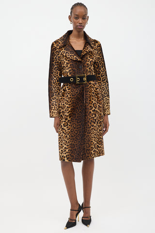 Gucci Pre Fall 2013 Printed Hair Coat