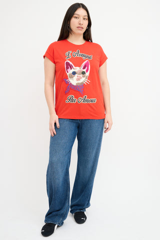 Gucci Red 
Multi L
Aveugle Par Amour T-Shirt