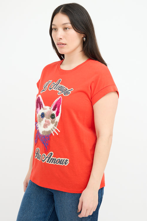 Gucci Red 
Multi L
Aveugle Par Amour T-Shirt