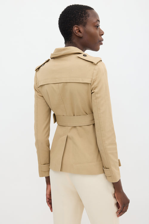 Gucci SS 2009 Beige Belted Safari Jacket