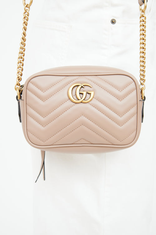 Gucci Blush GG Marmont Crossbody Bag