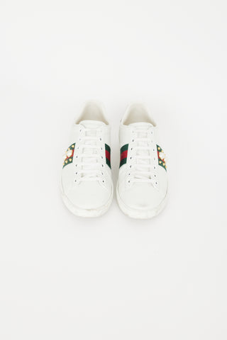 Gucci White 
Green Ace Sneaker