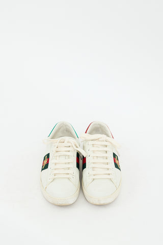 Gucci White 
Multicolour Leather Ace Sneaker