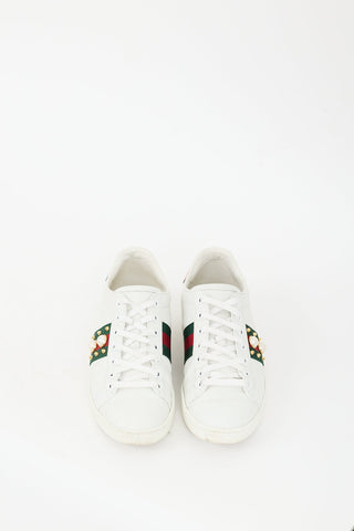 Gucci White 
Multi Studded Ace Sneaker