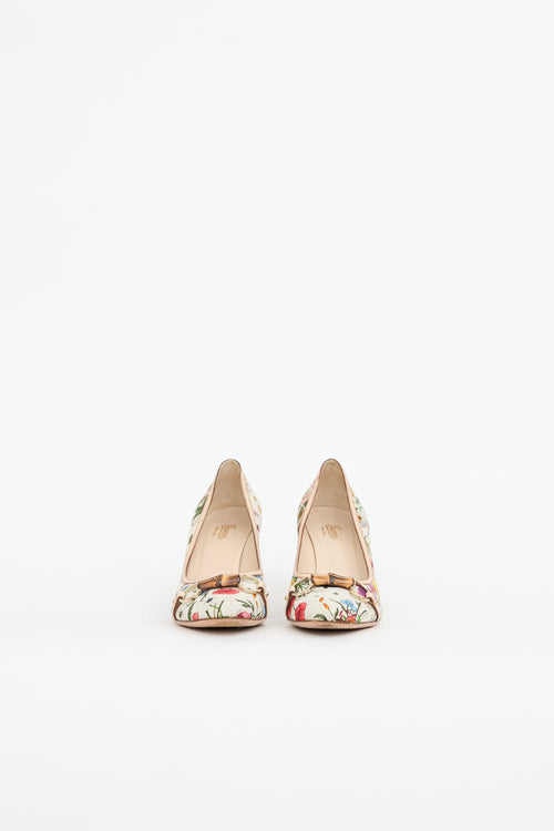 Gucci Flora Print Pump