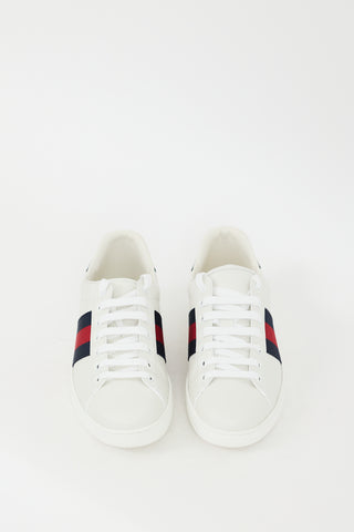 Gucci White 
Multicolour Leather Ace Sneaker